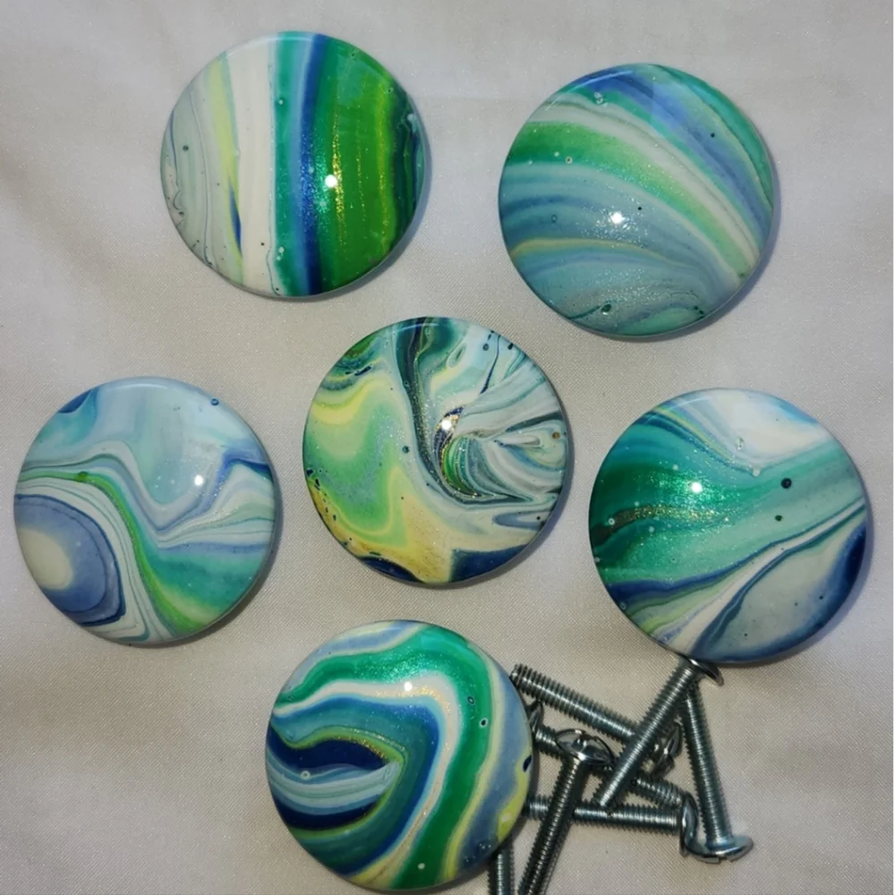 Hand Crafted Decorative Wood Knobs Cabinet Kitchen Bathroom Nursery Dresser